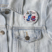 Badge Rond 5 Cm Les gars ne pouvons-nous pas tous aller de l'avant (En situation)