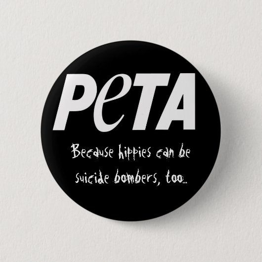 Badge Rond 5 Cm Les gens mangeant les animaux savoureux (Devant)