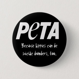 Badge Rond 5 Cm Les gens mangeant les animaux savoureux