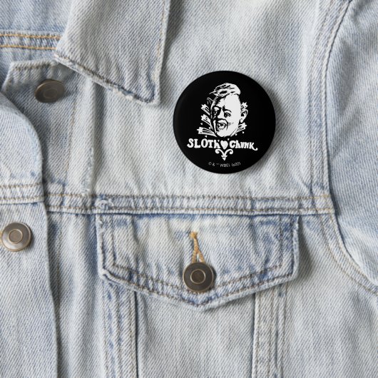 Badge Rond 5 Cm Les Goonies "Sloth ♥ Chunk" (En situation)