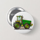 Badge Rond 5 Cm Les grands picots d'entraîneur verts (Devant & derrière)