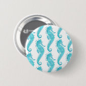 Badge Rond 5 Cm Les hippocampes (Devant & derrière)