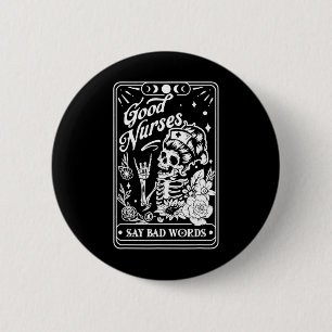 Badge Rond 5 Cm Les infirmières disent des gros mots Infirmière dr