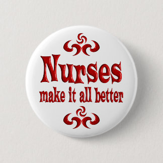 BADGE ROND 5 CM LES INFIRMIÈRES LE FONT TOUT MIEUX