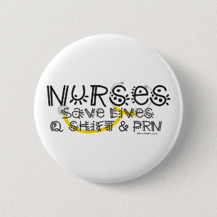 Badge Rond 5 Cm Les infirmières sauvent les vies
