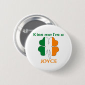 Badge Rond 5 Cm Les Irlandais personnalisés m'embrassent que je (Devant & derrière)