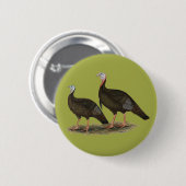 Badge Rond 5 Cm Les Jeunes Filles de Turkeys (Devant & derrière)