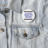 Badge Rond 5 Cm Les lignes parallèles ont tellement en commun, drô (En situation)