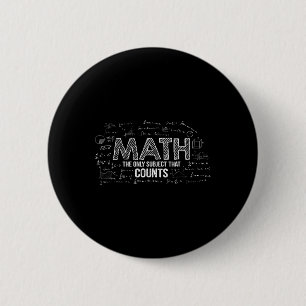 Badge Rond 5 Cm Les maths drôles sont le seul sujet qui compte pro
