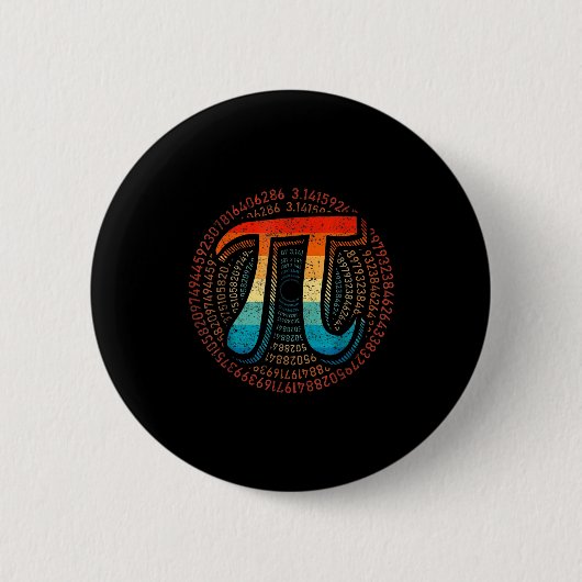 Badge Rond 5 Cm Les maths sont simples comme Pi Prof de maths Bonn (Devant)