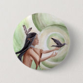 Badge Rond 5 Cm Les messagers - bouton (Devant)