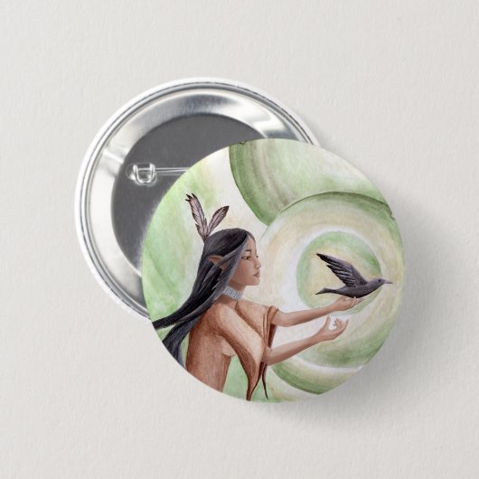 Badge Rond 5 Cm Les messagers - bouton (Devant & derrière)