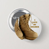 Badge Rond 5 Cm les militaires initialisent la goupille (Devant & derrière)