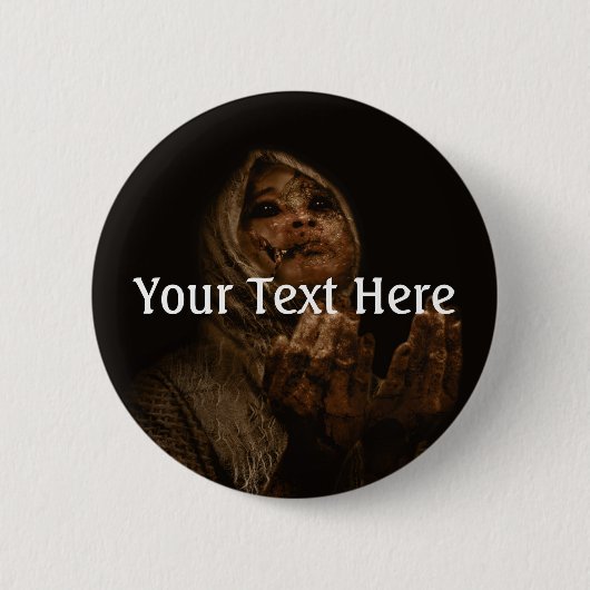 Badge Rond 5 Cm Les morts ont pitié (Devant)