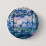 Badge Rond 5 Cm Les nénuphars de Monet<br><div class="desc">Les nénuphars de Monet. 
Veuillez visiter mon magasin pour une conception plus intéressante et plus de => bien choisi zazzle.com/iwheels* de couleur</div>