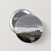 Badge Rond 5 Cm Les Observateurs de Vagues (Devant & derrière)
