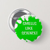 Badge Rond 5 Cm les odeurs aiment la science (Devant & derrière)