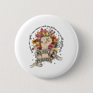 Badge Rond 5 Cm Les opposants à Trump s'opposent aux droits des fe