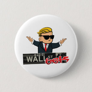 Badge Rond 5 Cm Les paris de Wall Street