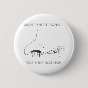 Badge Rond 5 Cm Les personnes courtes de respect - équilibrez vos