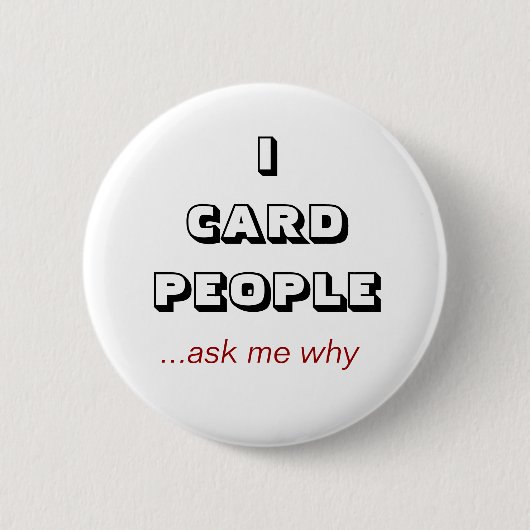 Badge Rond 5 Cm Les PERSONNES d'ICARD,… me demandent pourquoi (Devant)