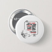 Badge Rond 5 Cm Les ponceuses de Bernie citent - des choses de (Devant & derrière)