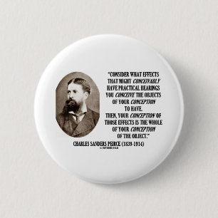 Badge Rond 5 Cm Les ponceuses Peirce de Charles effectue la