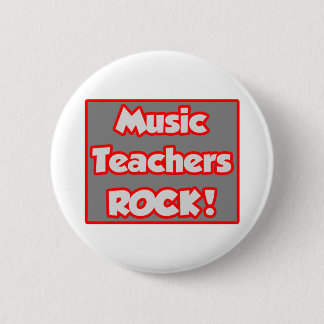 Badge Rond 5 Cm Les professeurs de musique Rock!