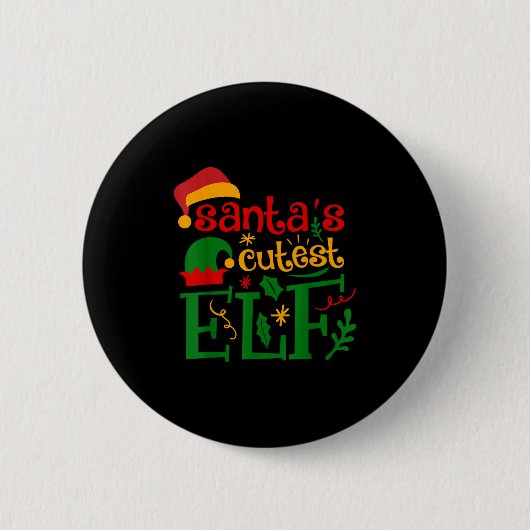 Badge Rond 5 Cm Les pyjamas de bébé les plus mignons de l'elfe du (Devant)
