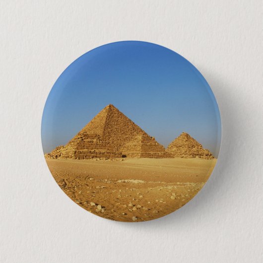 Badge Rond 5 Cm Les pyramides égyptiennes (Devant)