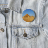 Badge Rond 5 Cm Les pyramides égyptiennes (En situation)