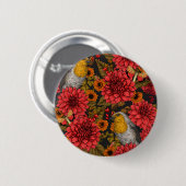 Badge Rond 5 Cm Les Robins de l'auccle garden (Devant & derrière)