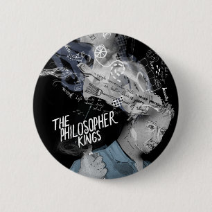 Badge Rond 5 Cm Les Rois Button de philosophe