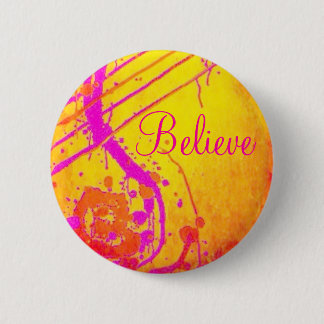 Badge Rond 5 Cm Les roses indien soustraient, croient l'insigne