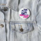 Badge Rond 5 Cm Les slogans ne prouvent rien/Abort73.com (En situation)