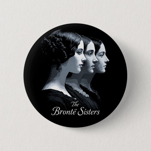 Badge Rond 5 Cm Les Sœurs Brontë (Devant)