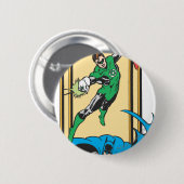 Badge Rond 5 Cm Les super-héros en action (Devant & derrière)