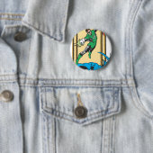 Badge Rond 5 Cm Les super-héros en action (En situation)