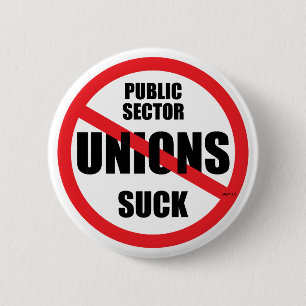 Badge Rond 5 Cm Les syndicats du secteur public s'emparent