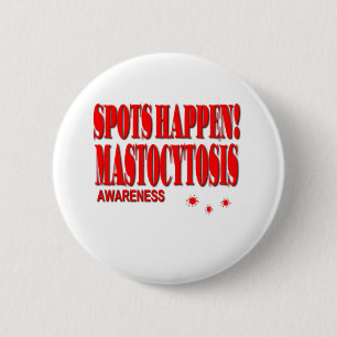 Badge Rond 5 Cm Les taches se produisent - conscience de