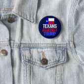 Badge Rond 5 Cm Les Texans contre Trump (En situation)