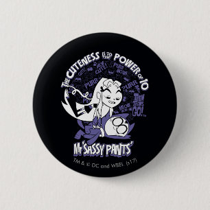 Badge Rond 5 Cm Les titans de l'adolescence vont ! Starfire et
