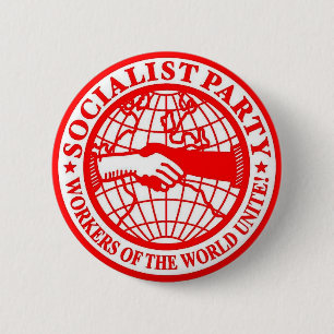 Badge Rond 5 Cm Les travailleurs de Parti Socialiste du monde