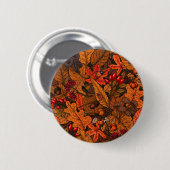 Badge Rond 5 Cm Les trésors d'automne (Devant & derrière)