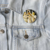 Badge Rond 5 Cm Les trois grâces de Sandro Botticelli (En situation)