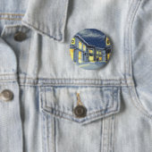 Badge Rond 5 Cm Les trottoirs urbains (En situation)