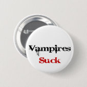Badge Rond 5 Cm les vampires sucent (Devant & derrière)