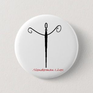 Badge Rond 5 Cm Les vies de Slenderman