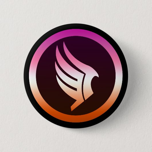Badge Rond 5 Cm Lesbian Pride Paragon Mass Effect Icon (Devant)