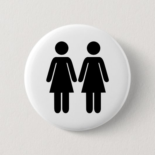 Badge Rond 5 Cm Lesbienne (Devant)